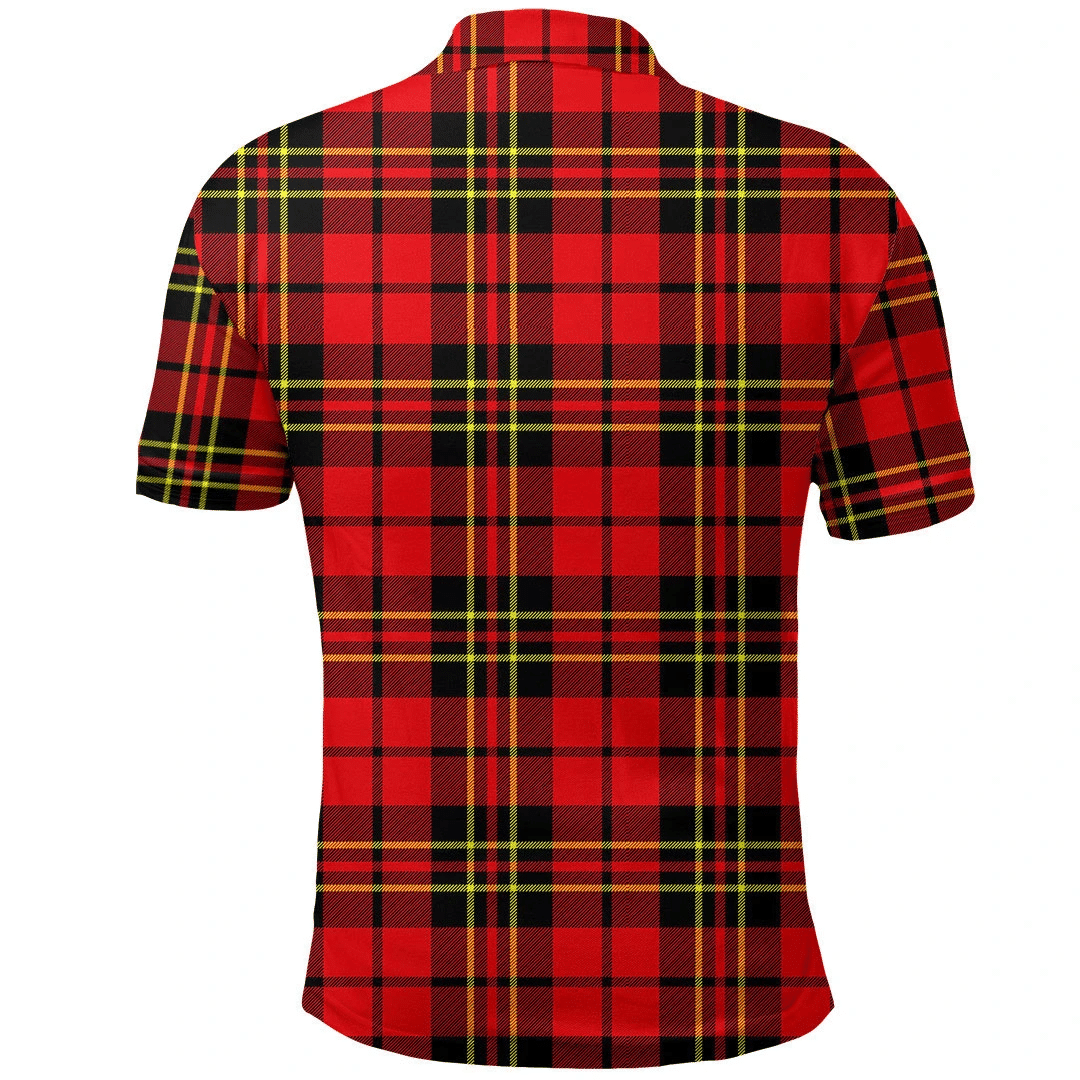 Brodie Modern Tartan Plaid Polo Shirt