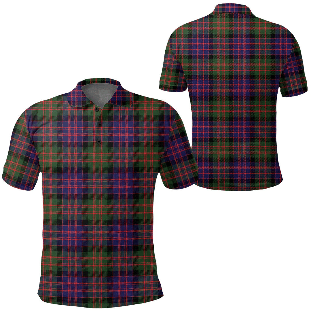 MacDonald Modern Tartan Plaid Polo Shirt