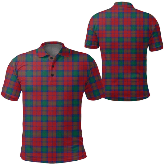 Lindsay Modern Tartan Plaid Polo Shirt