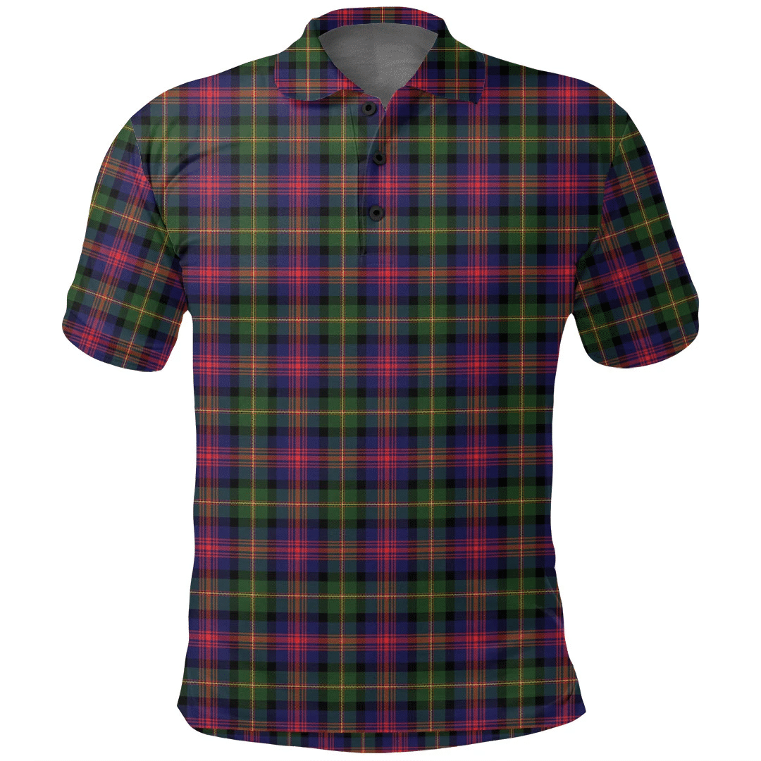 Logan Modern Tartan Plaid Polo Shirt