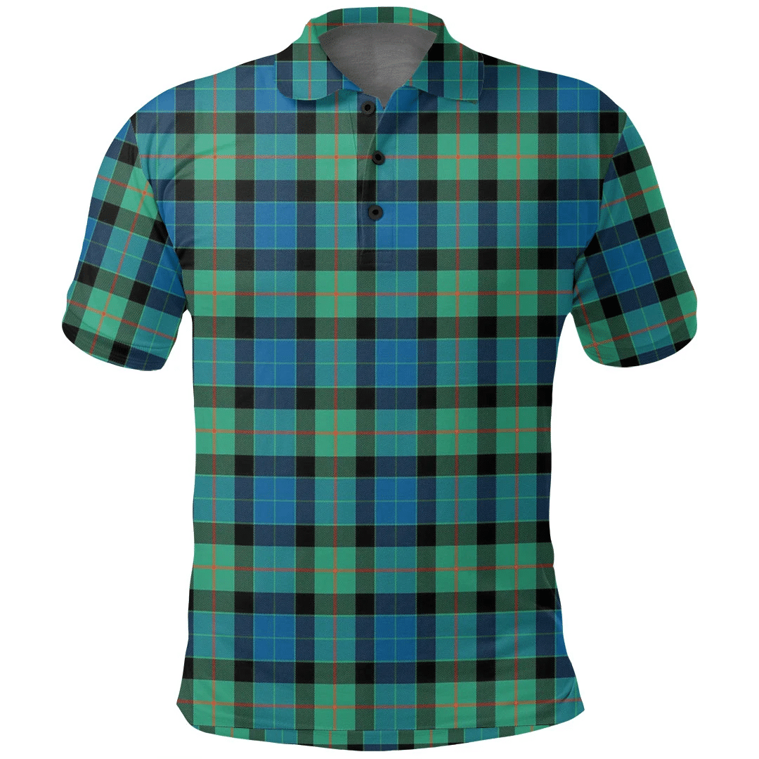 Gunn Ancient Tartan Plaid Polo Shirt