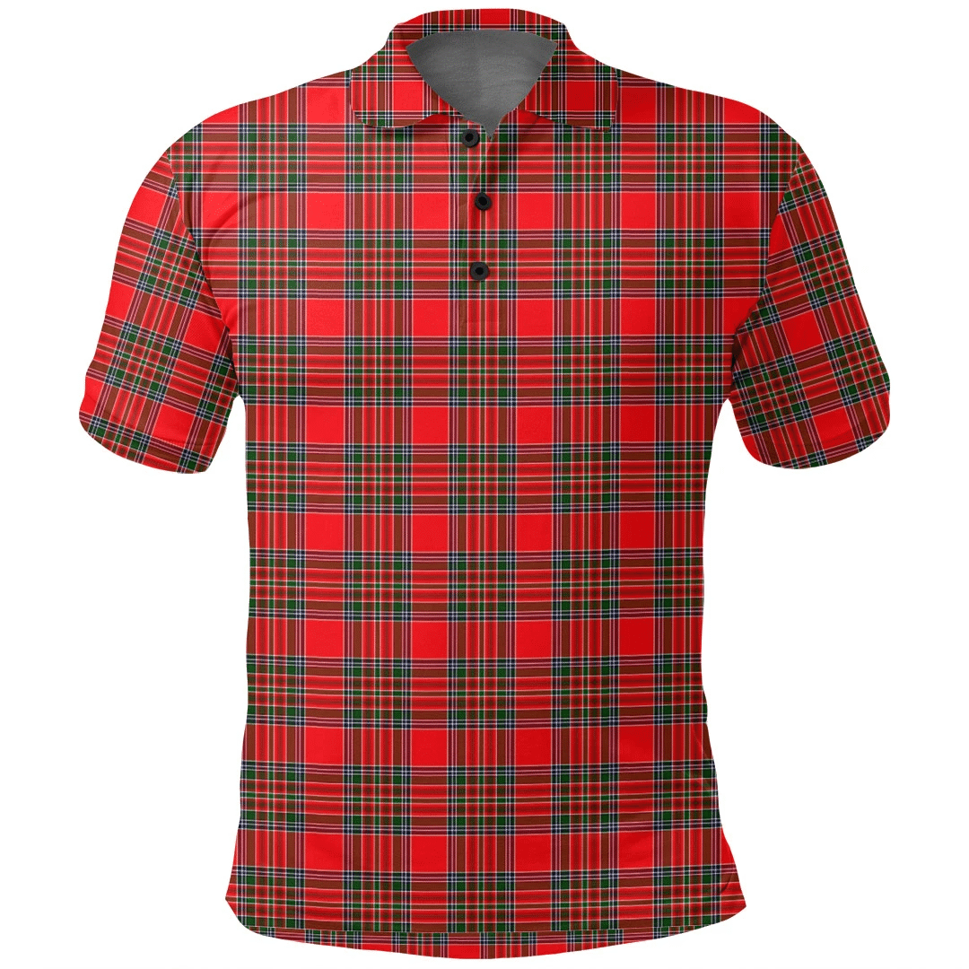 MacBean Modern Tartan Plaid Polo Shirt