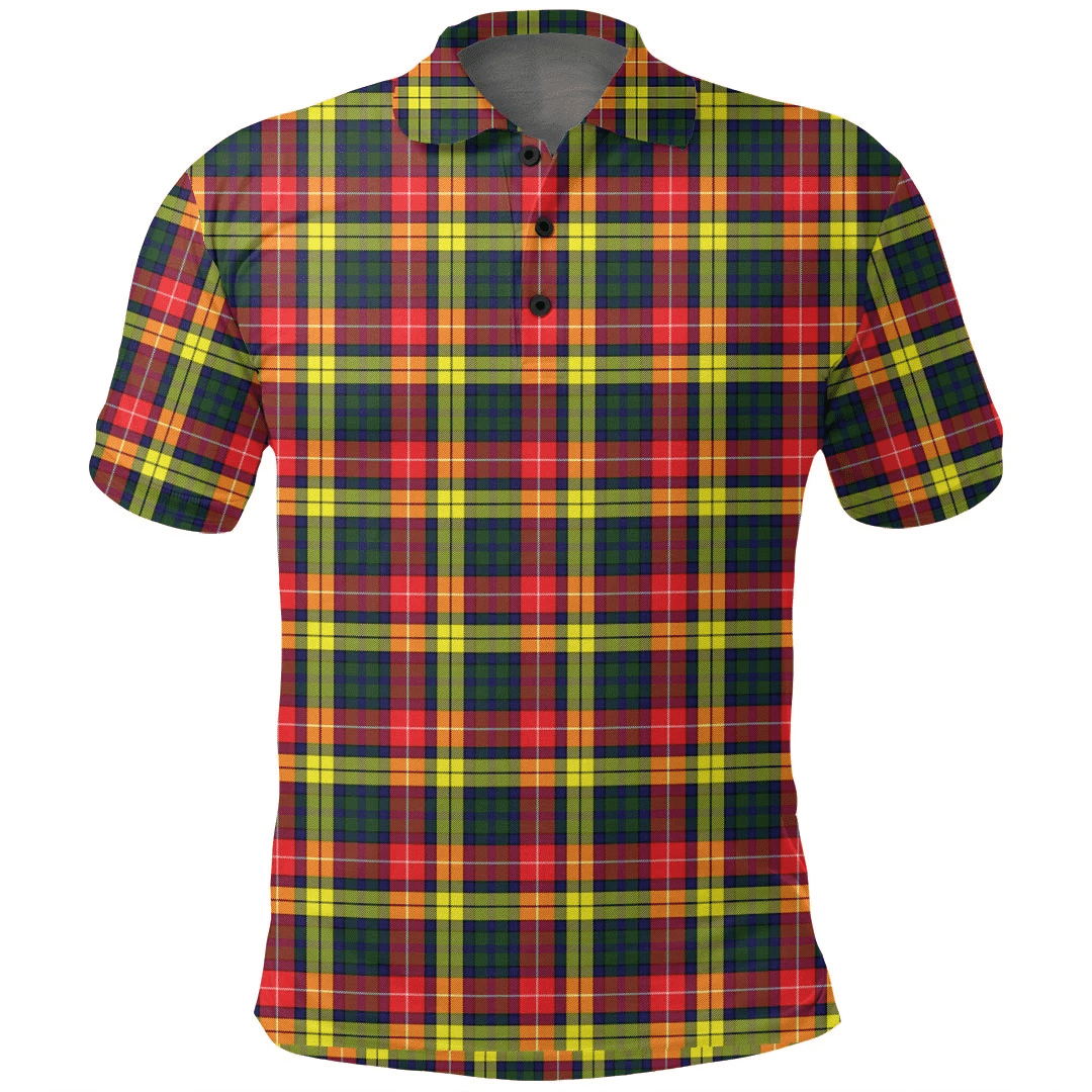 Buchanan Modern Tartan Plaid Polo Shirt