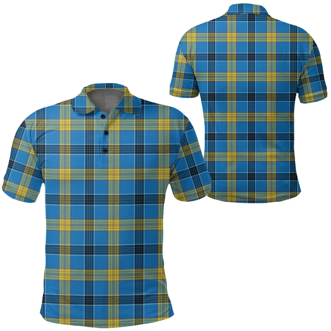 Laing Tartan Plaid Polo Shirt