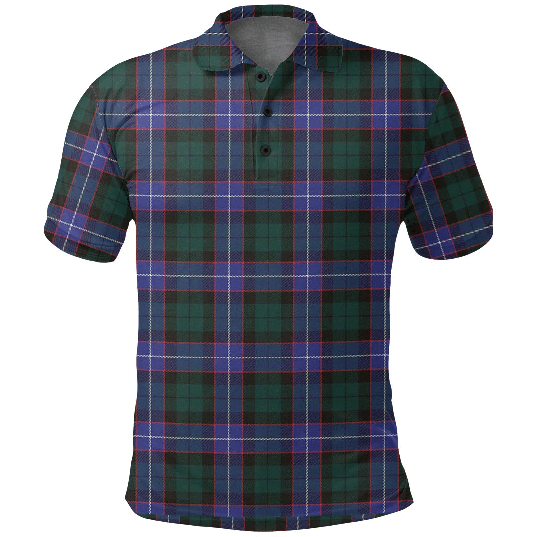 Guthrie Modern Tartan Plaid Polo Shirt