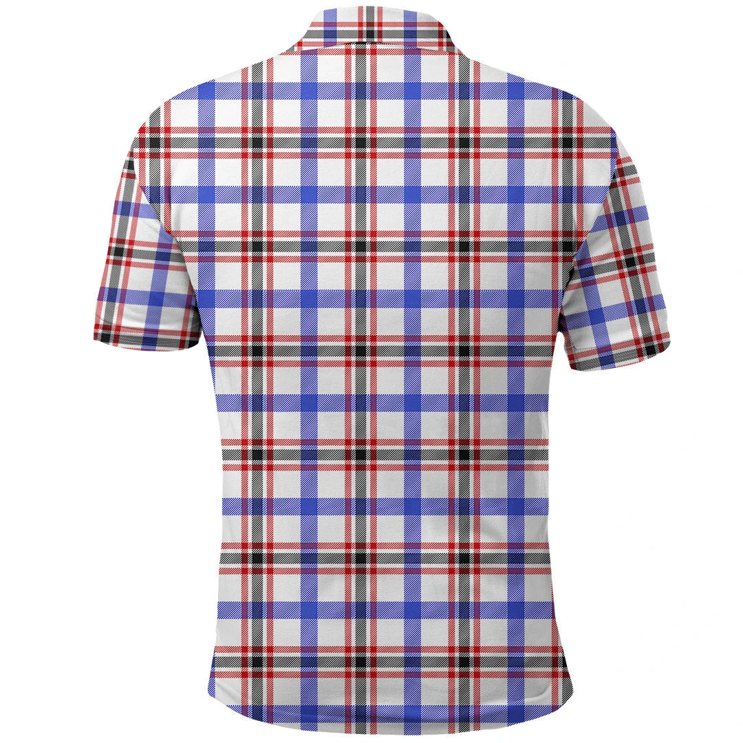 Boswell Modern Tartan Plaid Polo Shirt