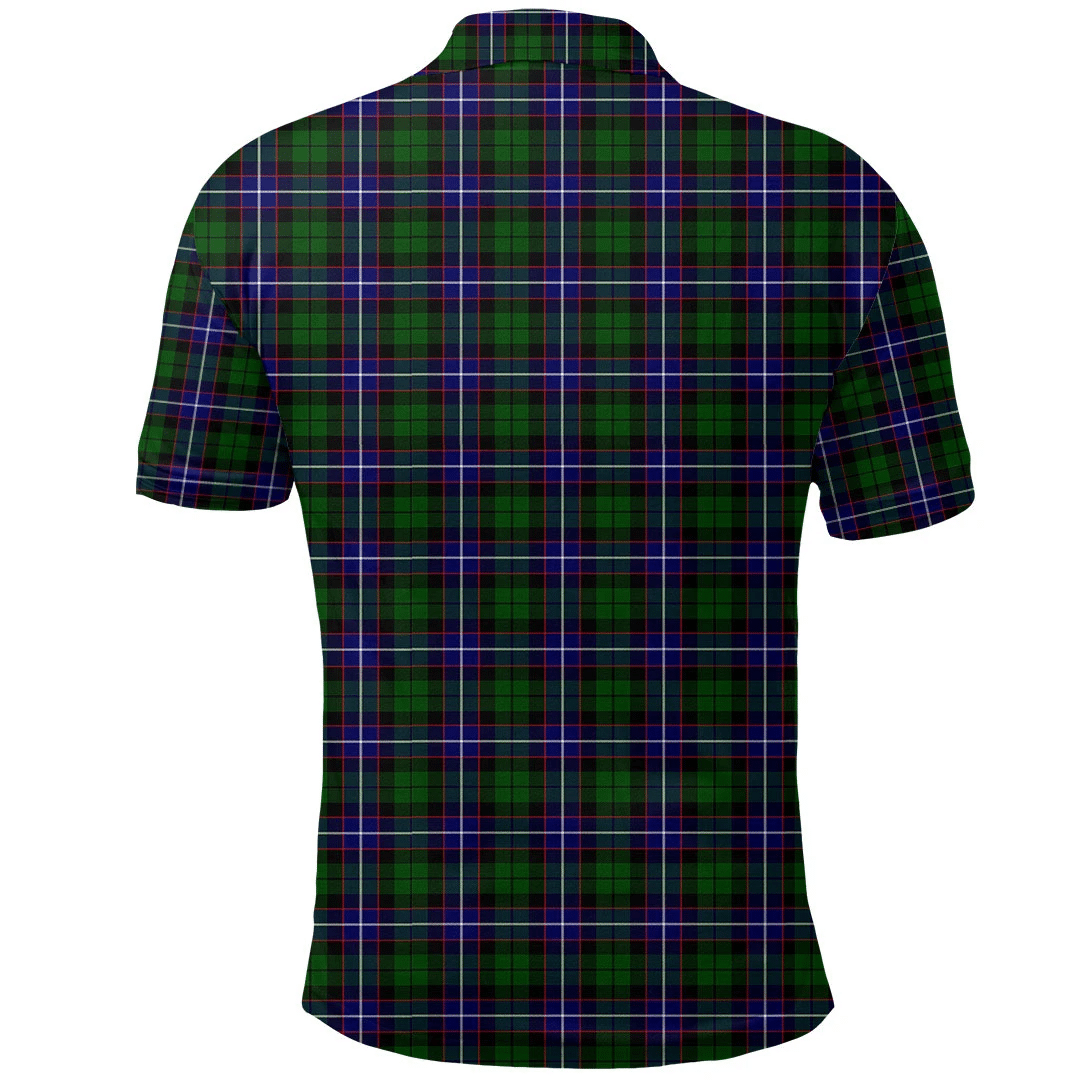 Russell Modern Tartan Plaid Polo Shirt