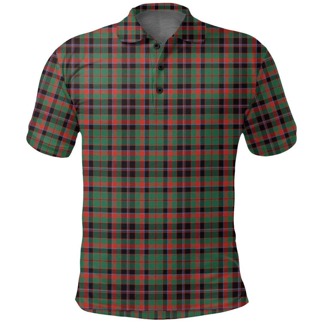 Cumming Hunting Ancient Tartan Plaid Polo Shirt