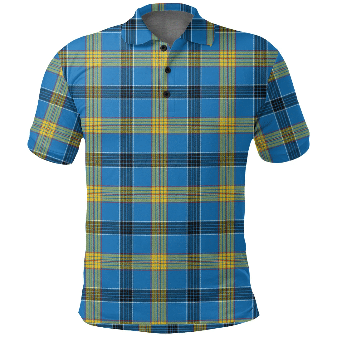 Laing Tartan Plaid Polo Shirt