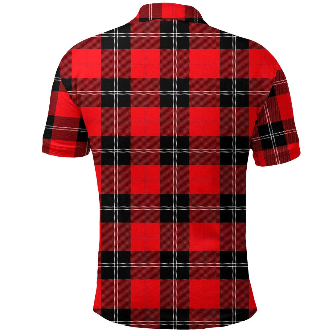 Ramsay Modern Tartan Plaid Polo Shirt