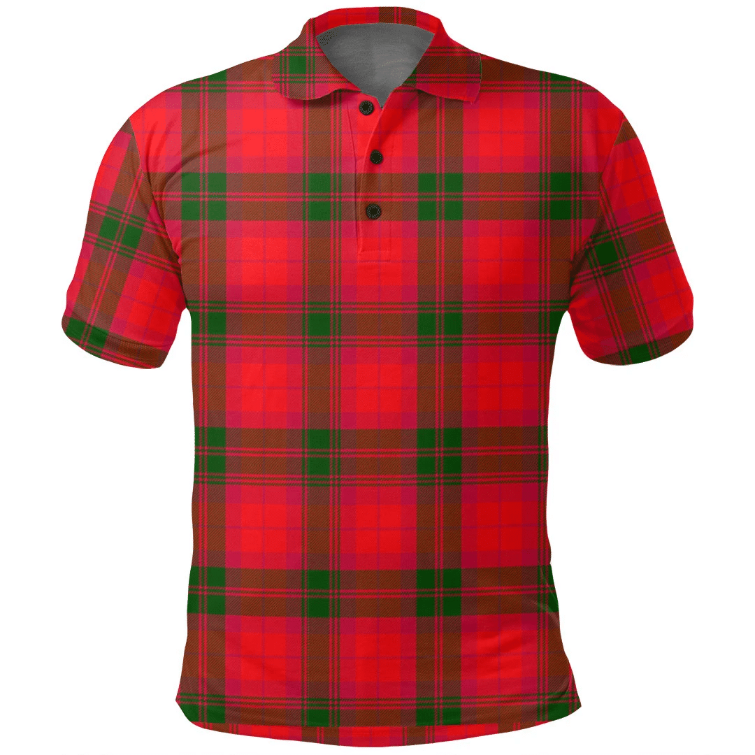 MacNab Modern Tartan Plaid Polo Shirt