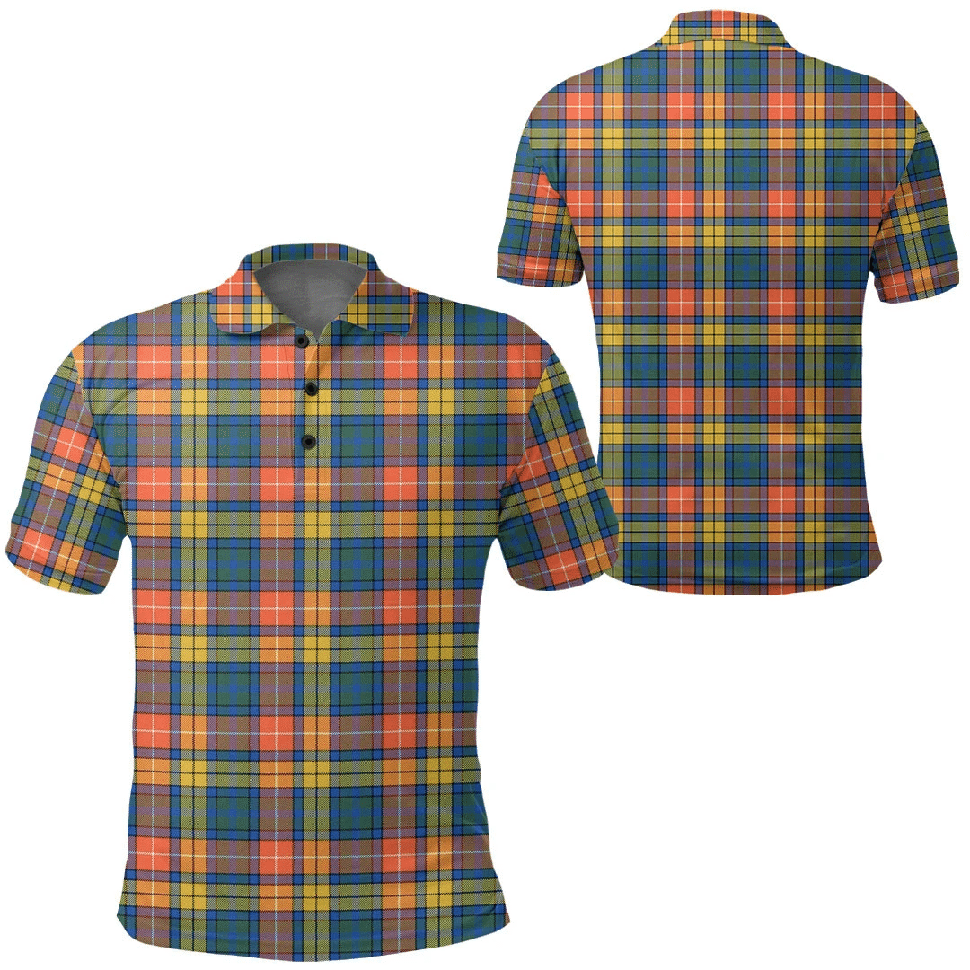 Buchanan Ancient Tartan Plaid Polo Shirt