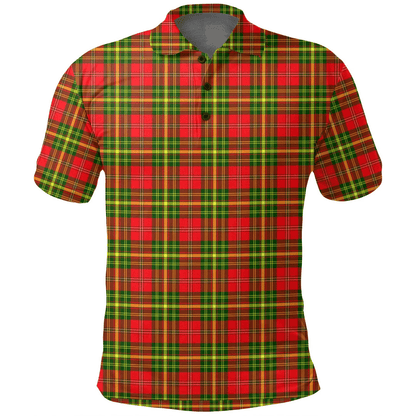 Leask Tartan Plaid Polo Shirt