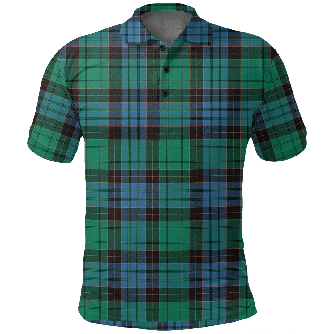 Stewart Old Ancient Tartan Plaid Polo Shirt