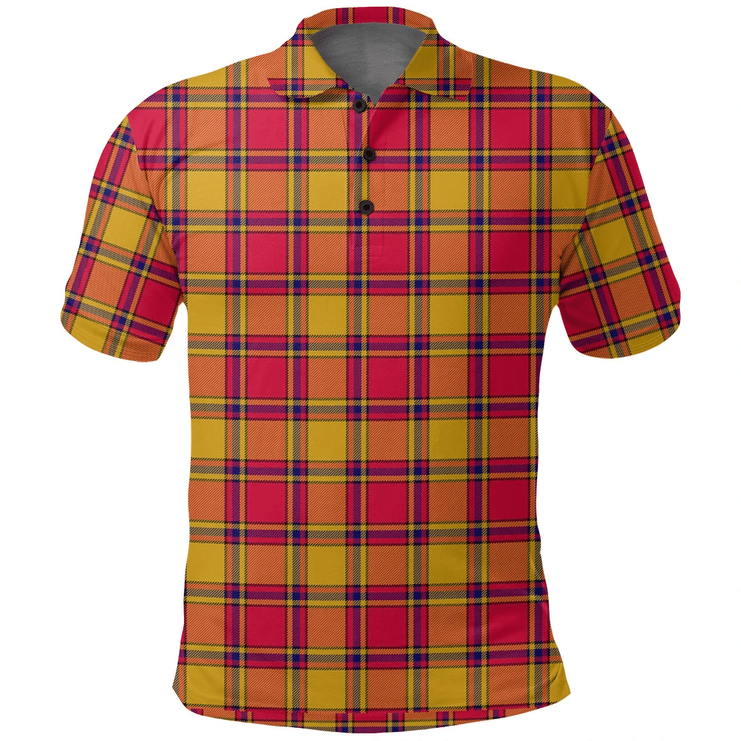 Scrymgeour Tartan Plaid Polo Shirt