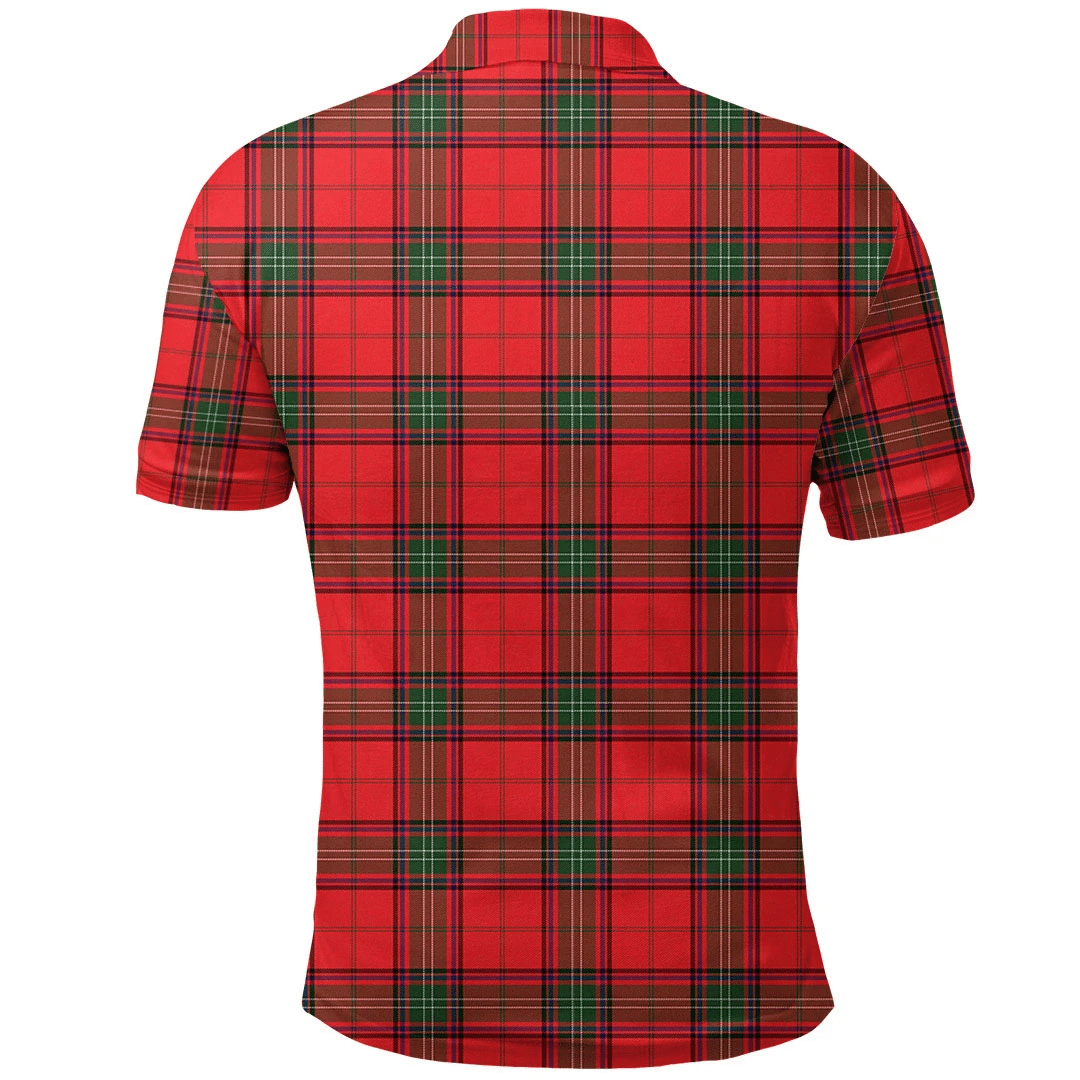 Seton Modern Tartan Plaid Polo Shirt