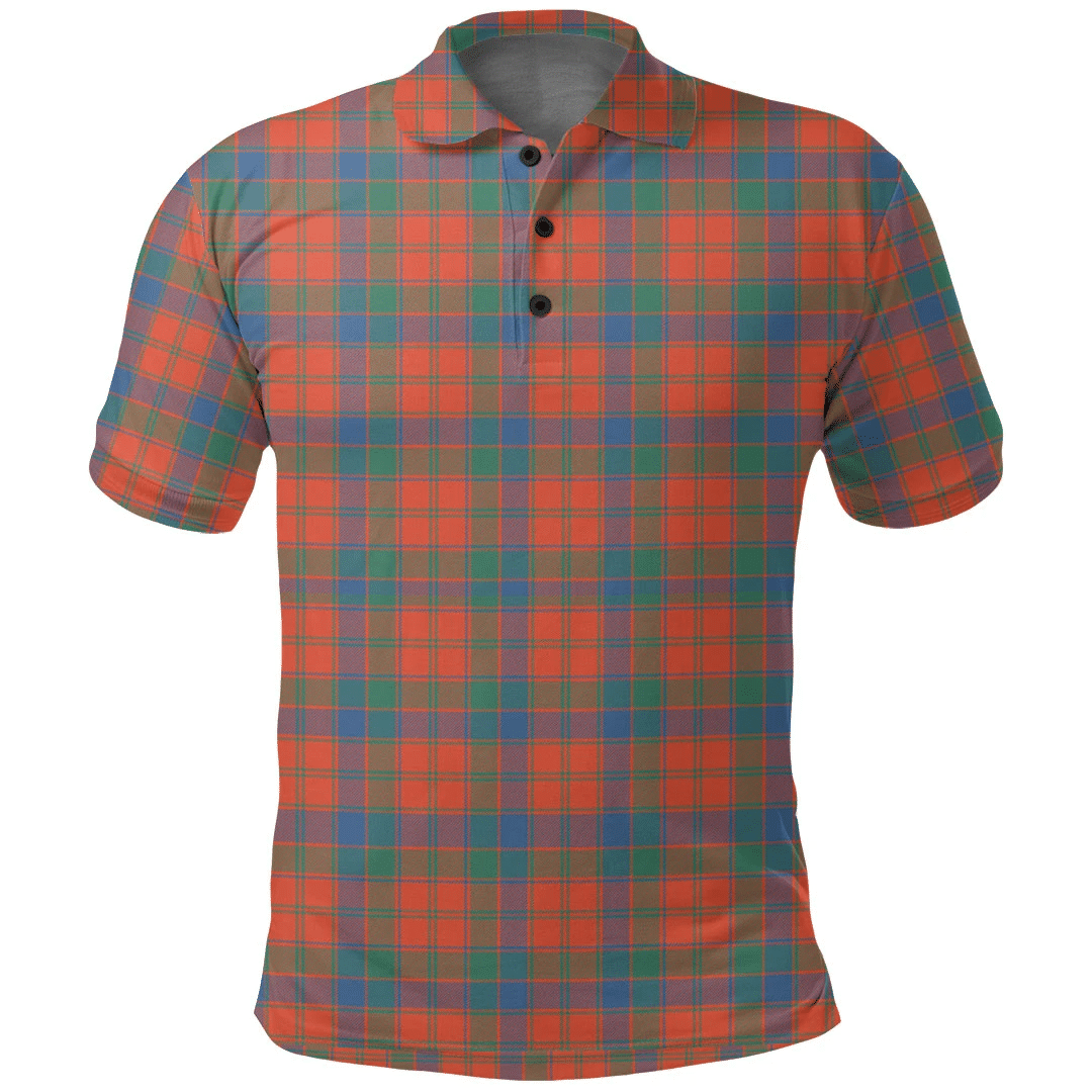 Robertson Ancient Tartan Plaid Polo Shirt