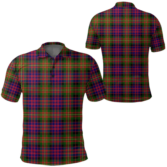 Carnegie Modern Tartan Plaid Polo Shirt