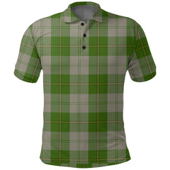 Cunningham Dress Green Dancers Tartan Plaid Polo Shirt