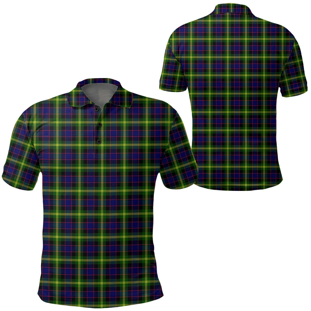 Watson Modern Tartan Plaid Polo Shirt