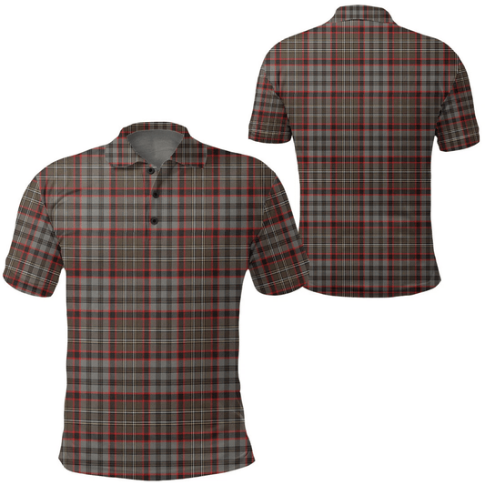 Nicolson Hunting Weathered Tartan Plaid Polo Shirt