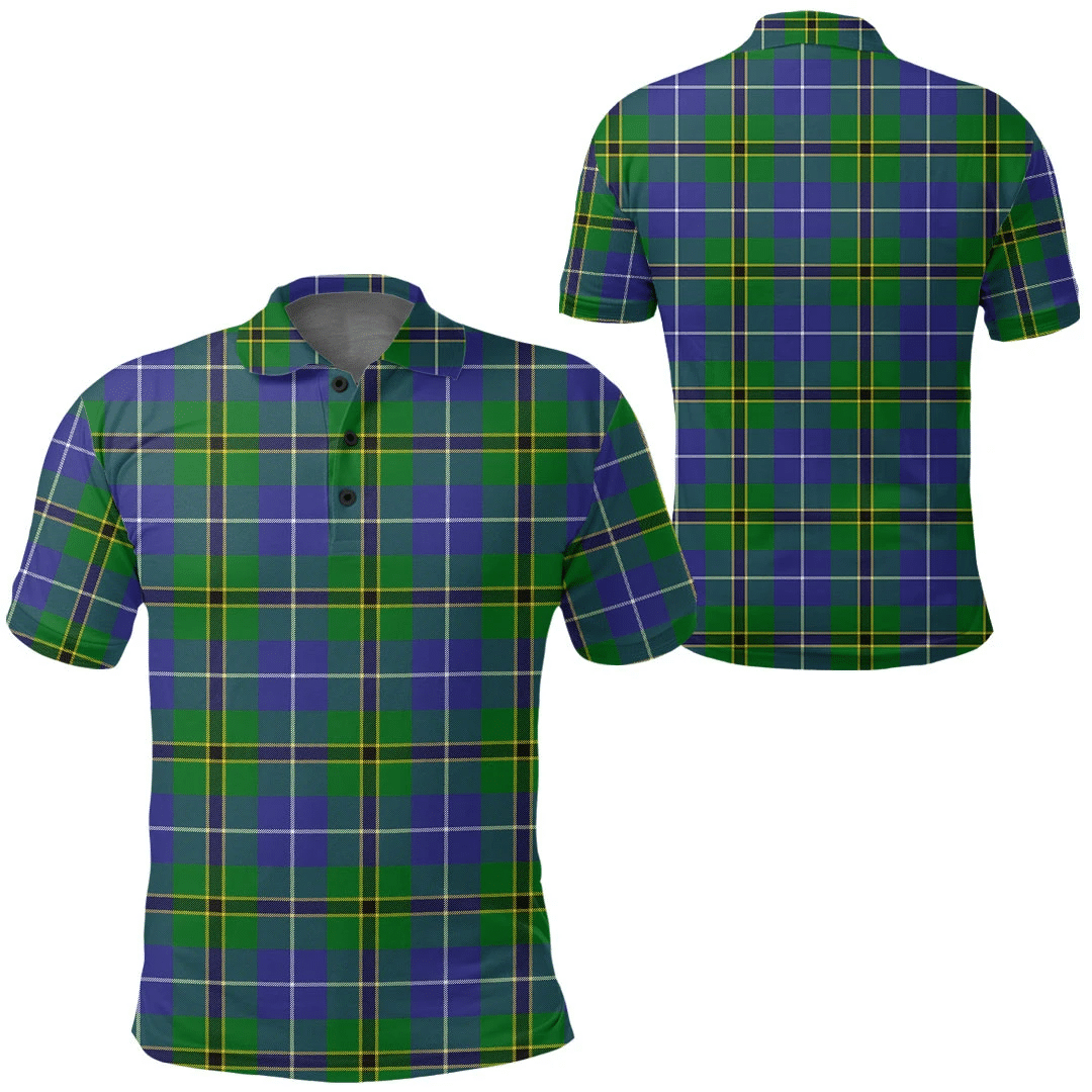 Turnbull Hunting Tartan Plaid Polo Shirt