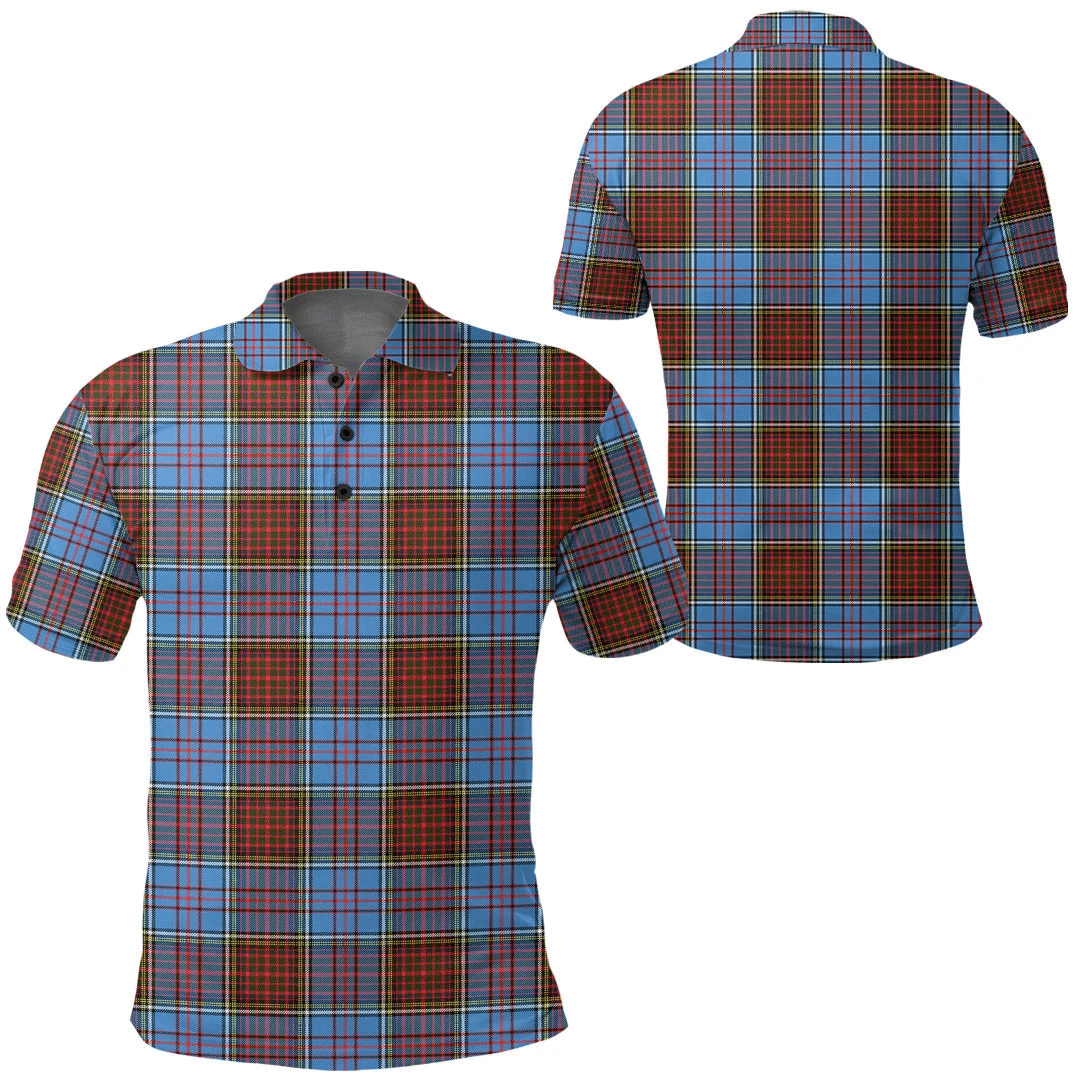 Anderson Modern Tartan Plaid Polo Shirt