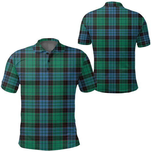 Stewart Old Ancient Tartan Plaid Polo Shirt