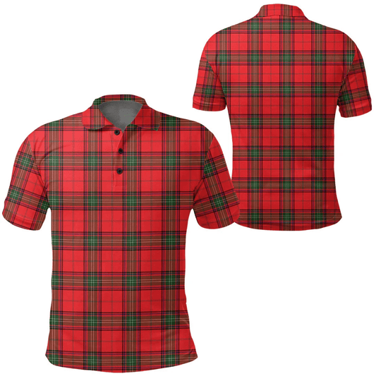 Seton Modern Tartan Plaid Polo Shirt