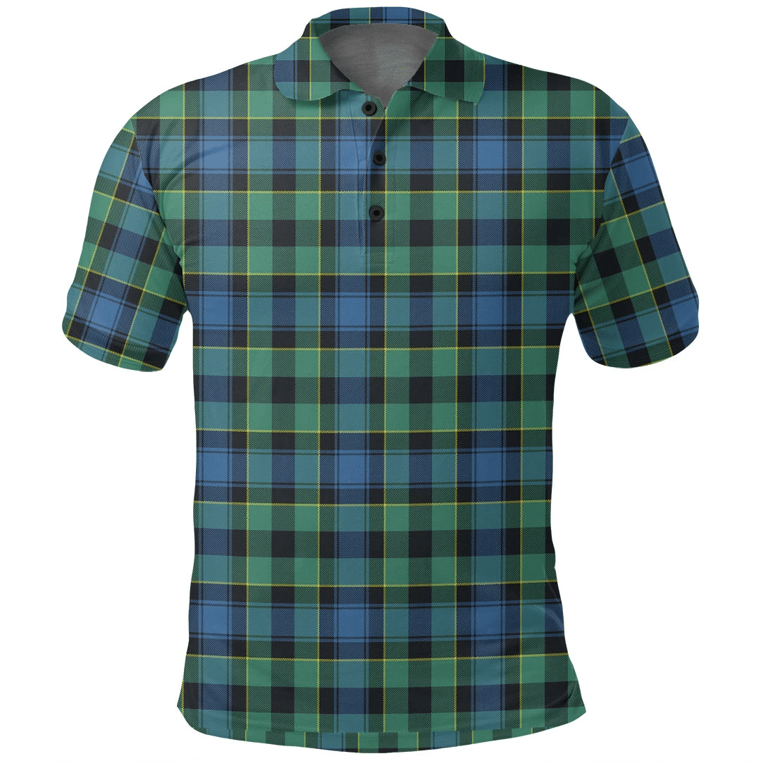 Mouat Tartan Plaid Polo Shirt