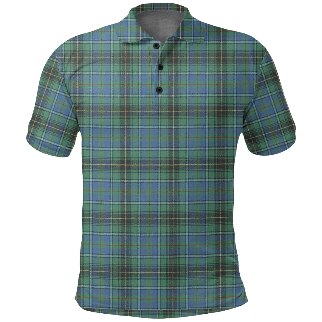 MacInnes Ancient Tartan Plaid Polo Shirt