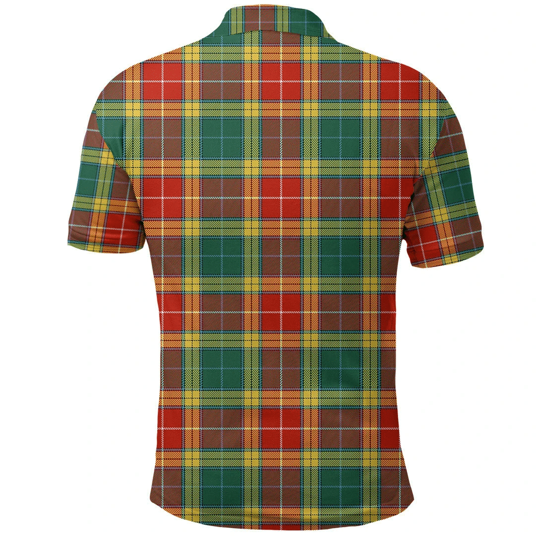 Buchanan Old Sett Tartan Plaid Polo Shirt