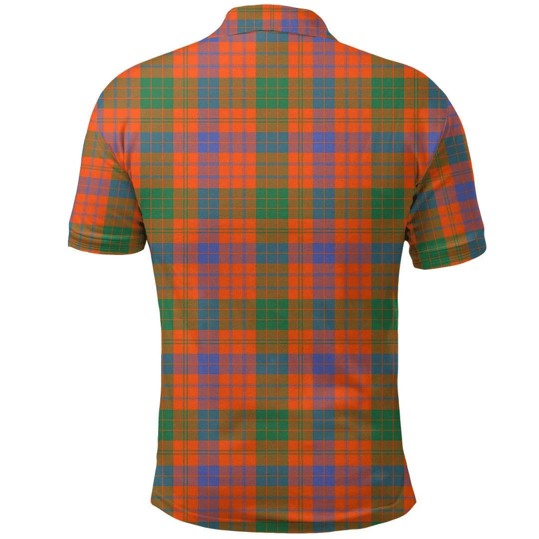 Ross Ancient Tartan Plaid Polo Shirt