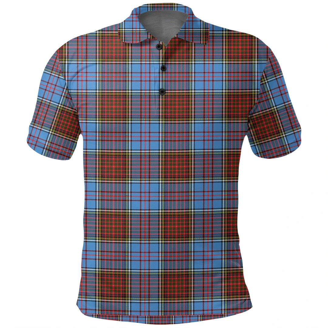 Anderson Modern Tartan Plaid Polo Shirt