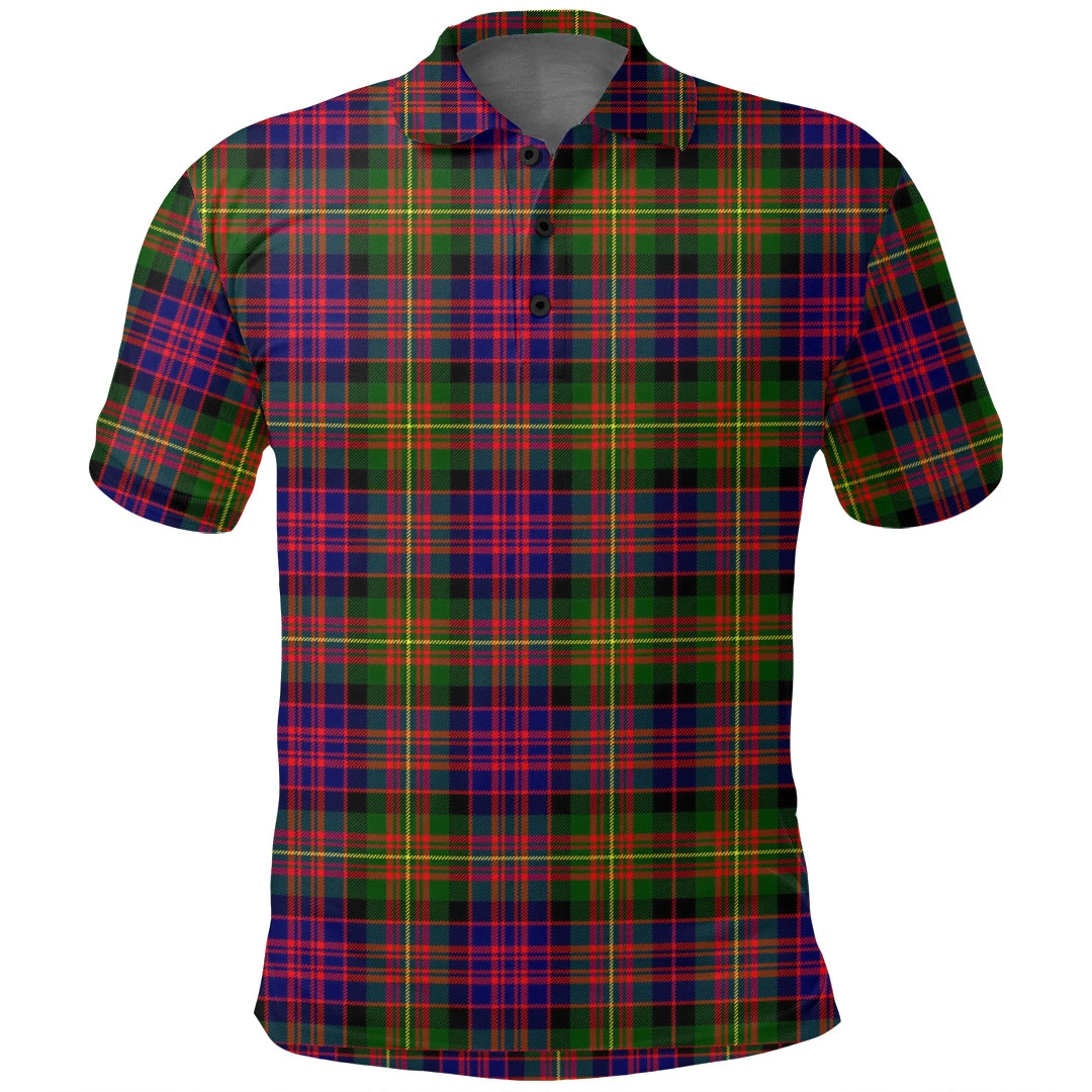 Carnegie Modern Tartan Plaid Polo Shirt