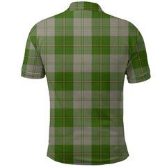 Cunningham Dress Green Dancers Tartan Plaid Polo Shirt