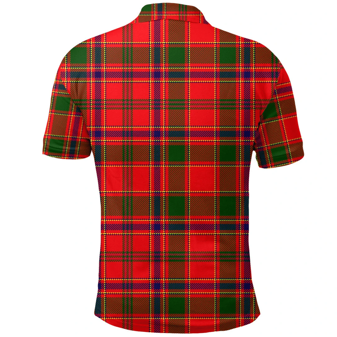 Munro Modern Tartan Plaid Polo Shirt