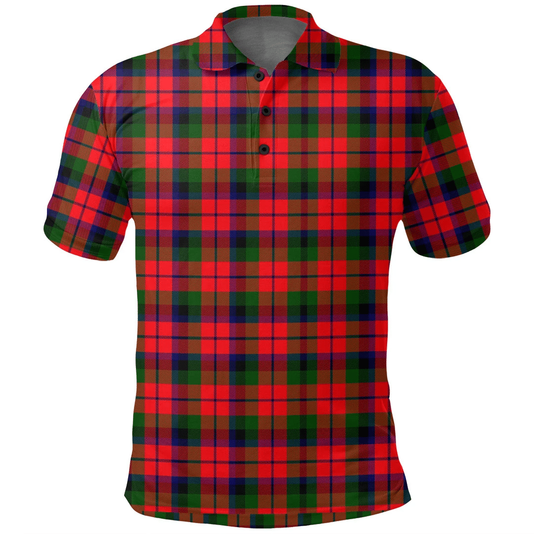 MacNaughton Modern Tartan Plaid Polo Shirt