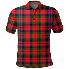 MacNaughton Modern Tartan Plaid Polo Shirt