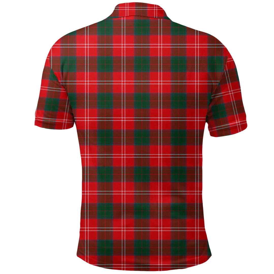 Chisholm Modern Tartan Plaid Polo Shirt