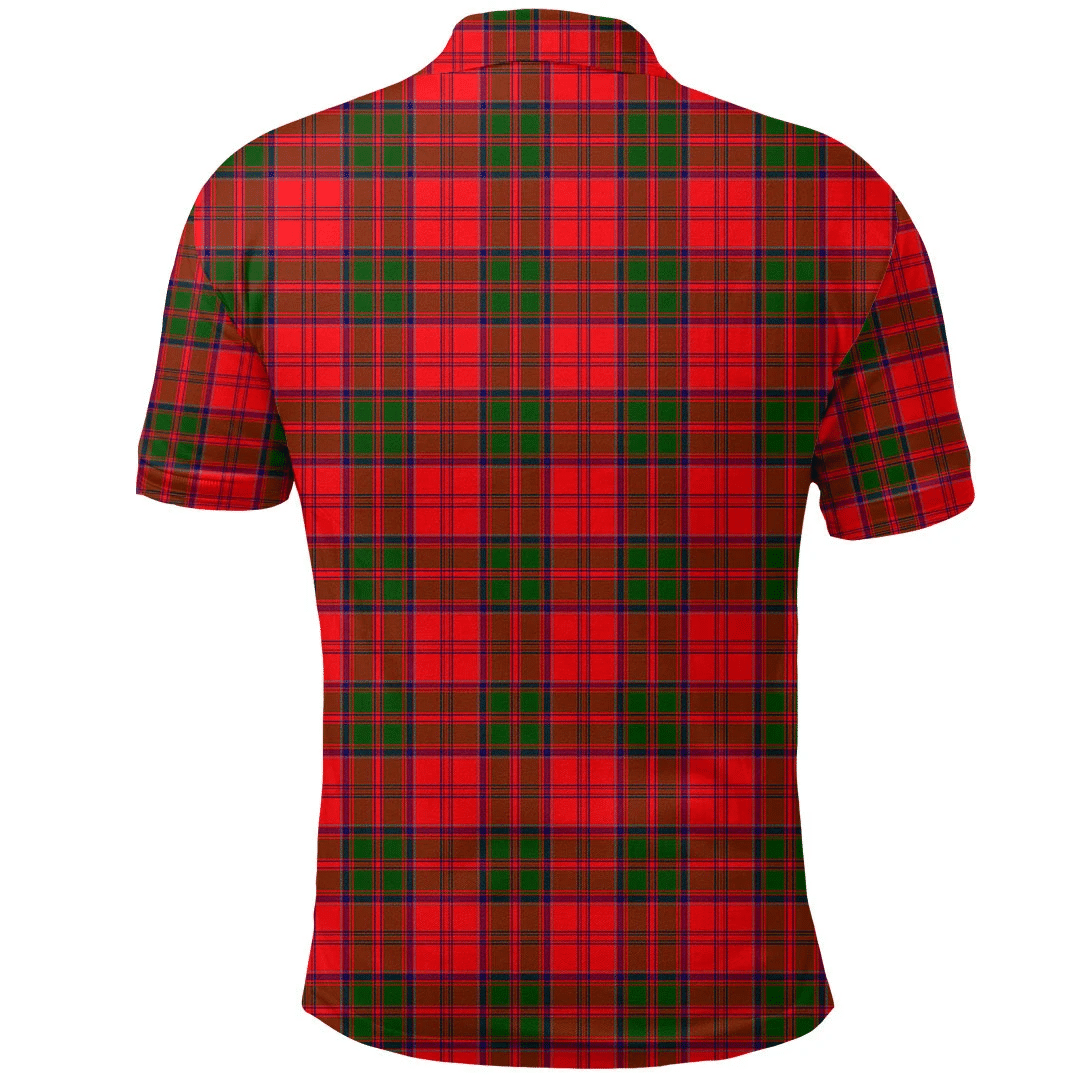 Grant Modern Tartan Plaid Polo Shirt