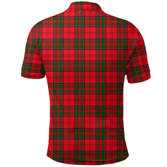 Grant Modern Tartan Plaid Polo Shirt