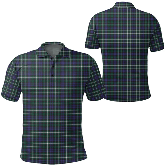 Graham of Montrose Modern Tartan Plaid Polo Shirt