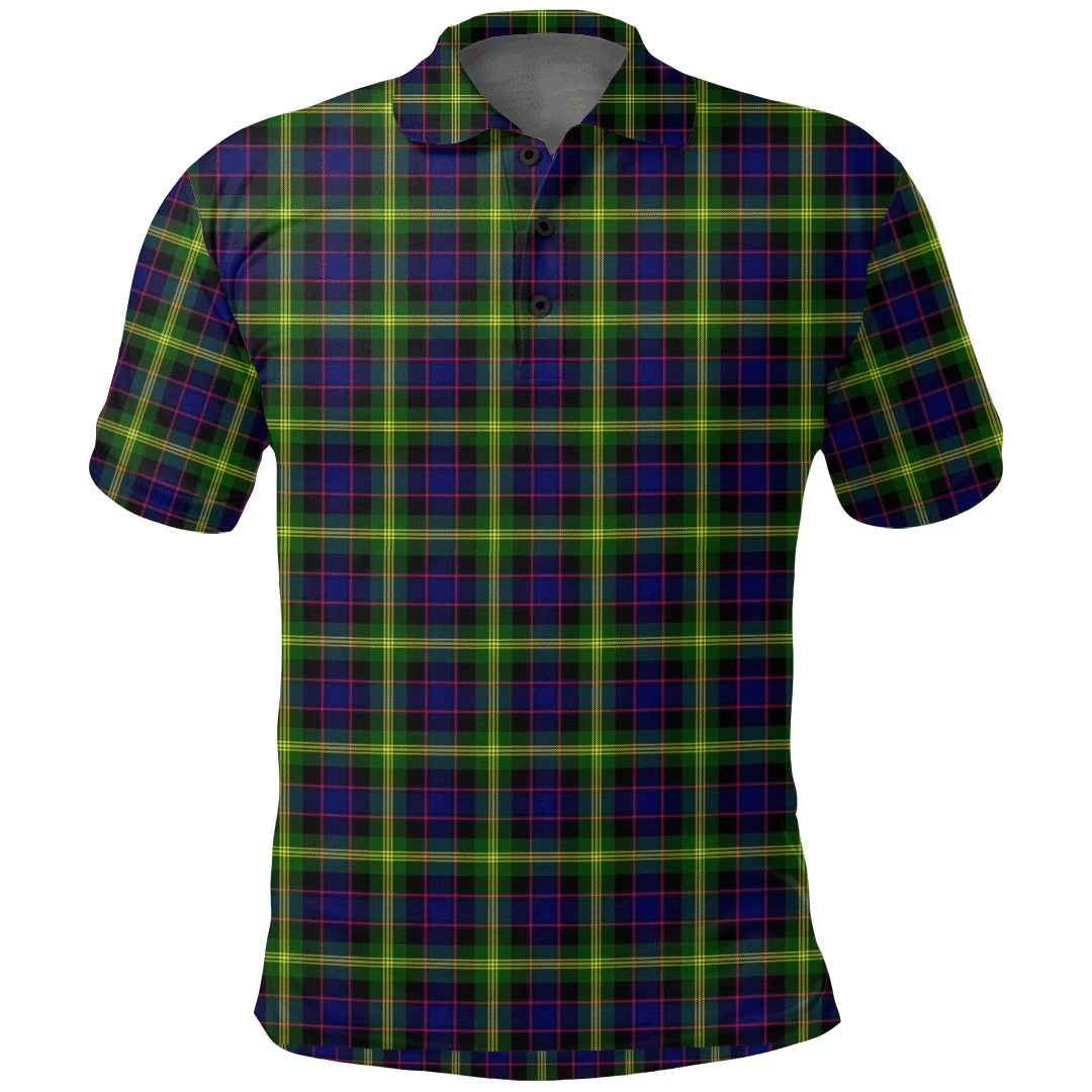 Watson Modern Tartan Plaid Polo Shirt