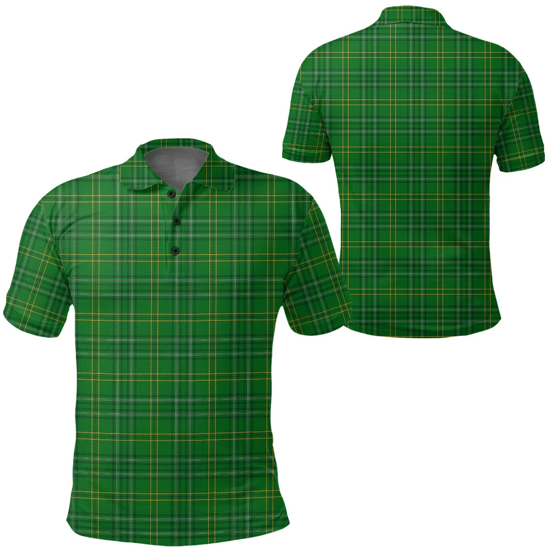 Wexford County Tartan Plaid Polo Shirt