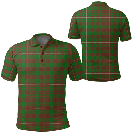 MacKinnon Hunting Modern Tartan Plaid Polo Shirt