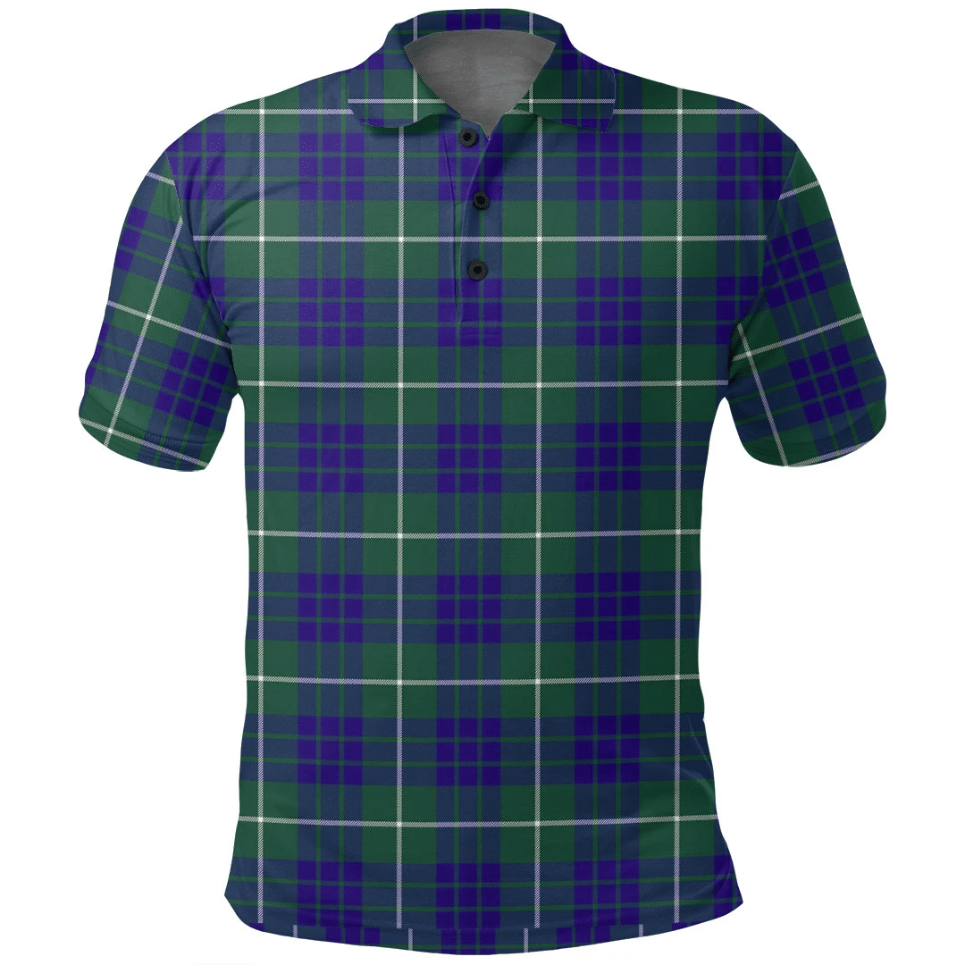 Hamilton Hunting Modern Tartan Plaid Polo Shirt