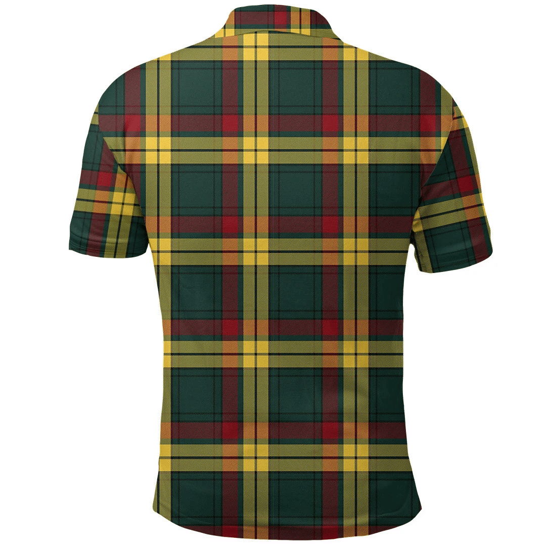 MacMillan Old Modern Tartan Plaid Polo Shirt