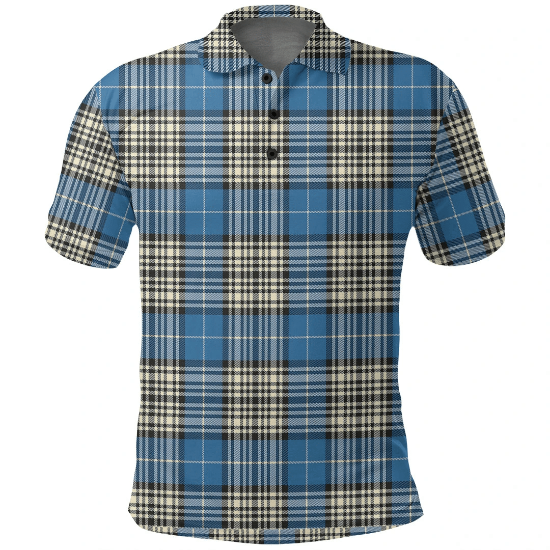 Napier Ancient Tartan Plaid Polo Shirt