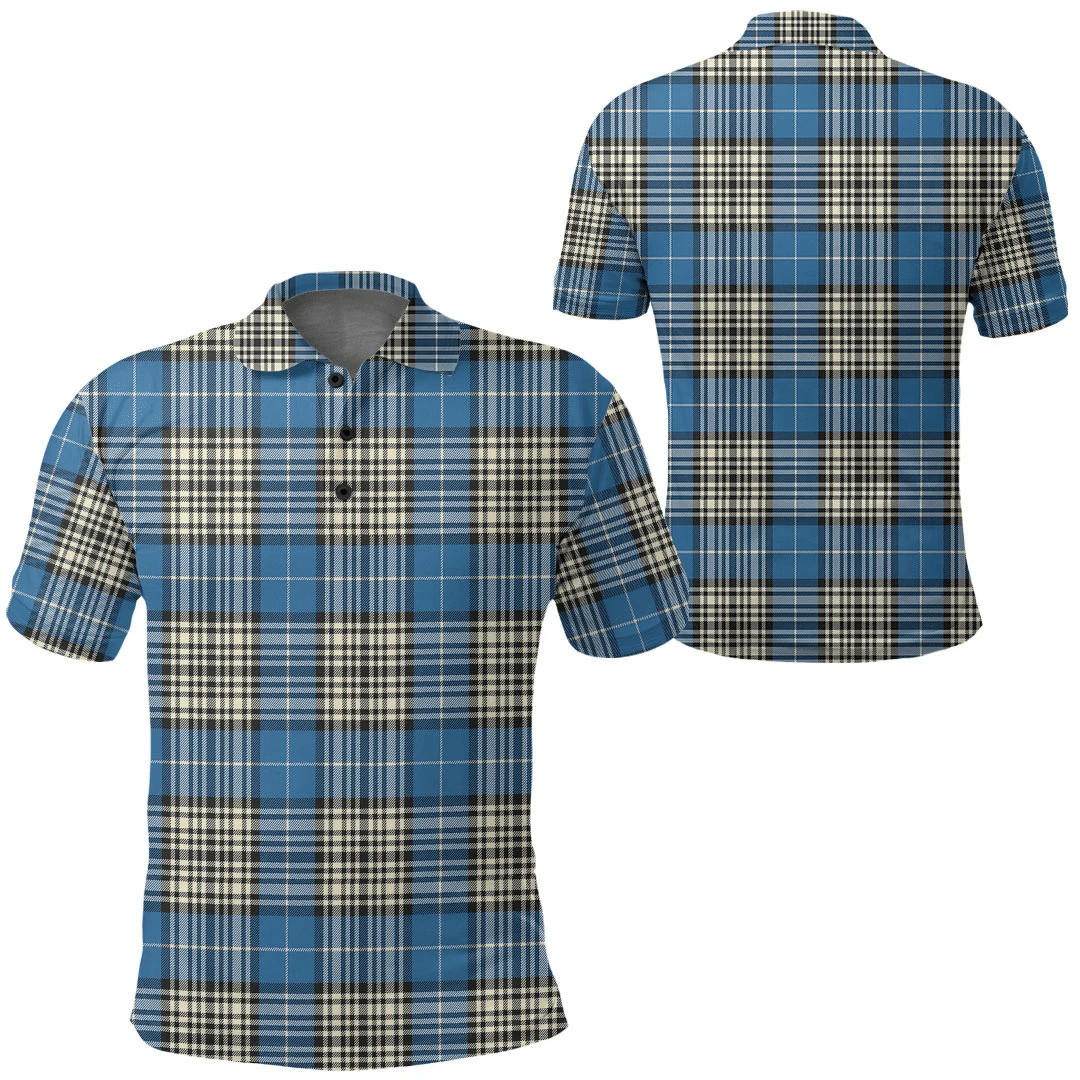 Napier Ancient Tartan Plaid Polo Shirt